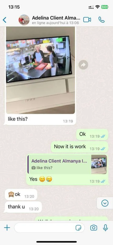 Telecasta WhatsApp Kundenfeedback Zufriedenheit